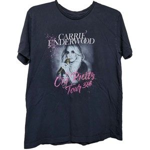 Carrie Underwood The Cry Pretty Tour 2019 Black T-Shirt Size Large